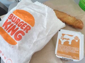 バーガーキングのフレンチトーストスティック